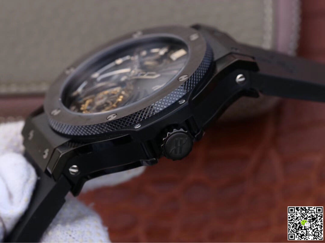 Hublot Big Bang Hollow Tourbillon Ceramic Skeleton Dial