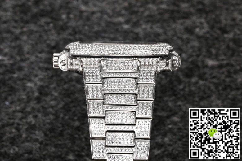 Patek Philippe Nautilus 5726 R8 Factory Gypsophila Diamond White Dial