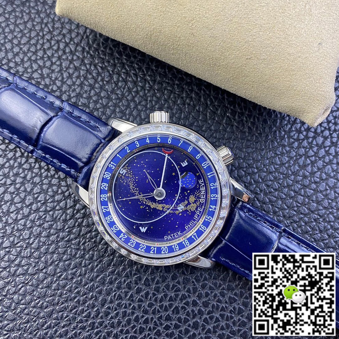 Patek Philippe Grand Complications 6104G-001 AI Factory Sky Moon Diamond Bezel