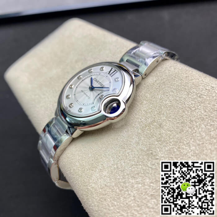 Ballon Bleu De Cartier WE902074 33MM V6 Factory Steel Strap