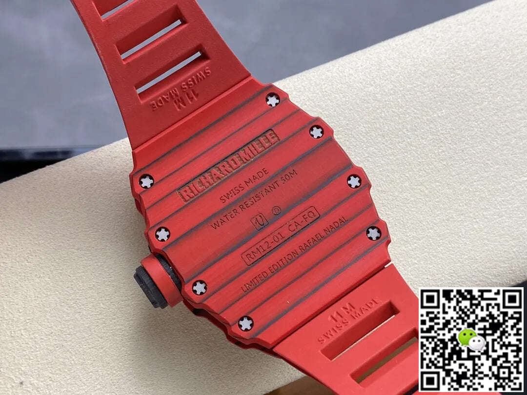 Richard Mille RM12-01 Tourbillon RM Factory Red Rubber Strap