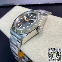 Tudor Heritage Black Bay Green Harrods Special Edition 79230G ZF Factory Black Dial