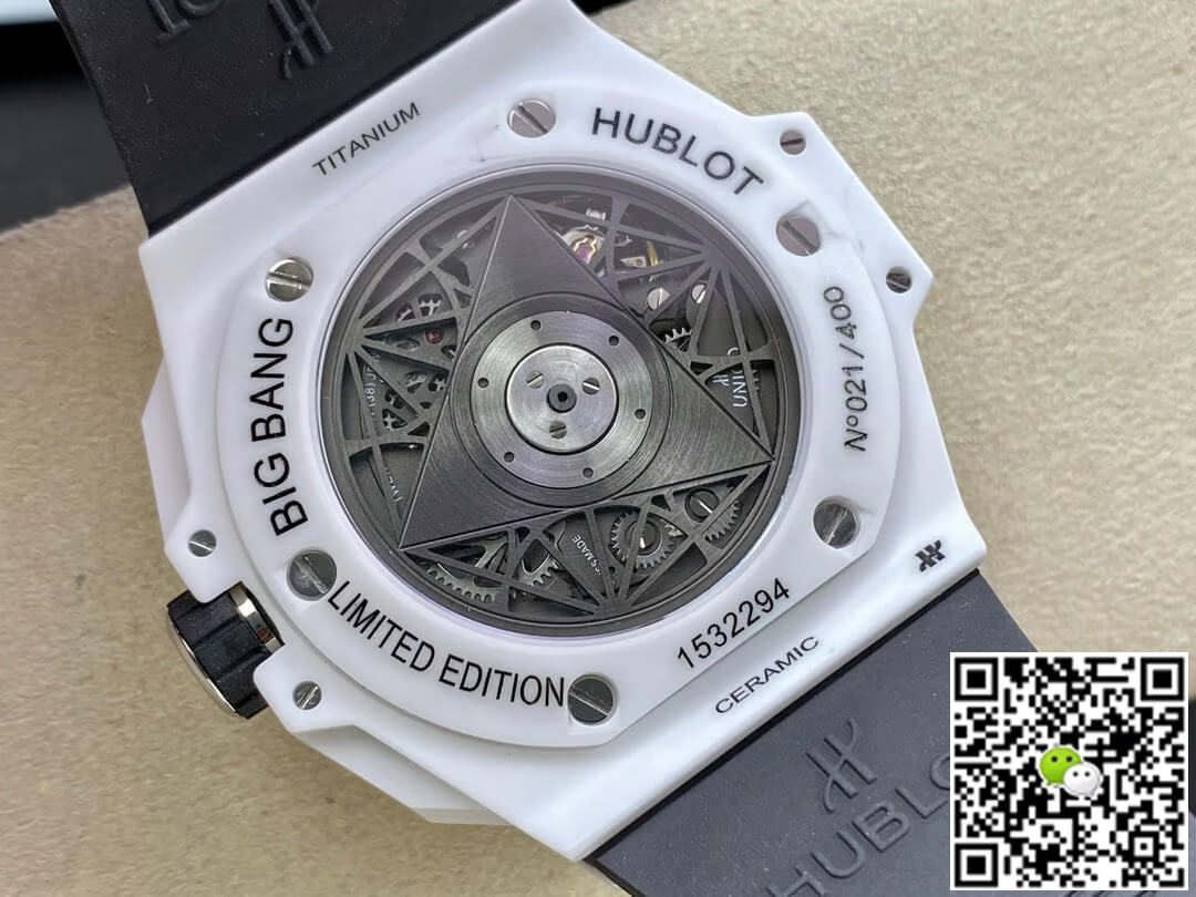 Hublot Big Bang Sang Bleu II 418.HX.2001.RX.MXM21 BB Factory White Ceramics
