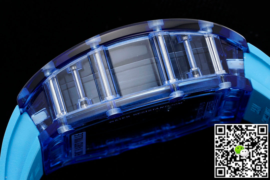 Richard Mille RM35-01 RM Factory Blue Rubber Strap