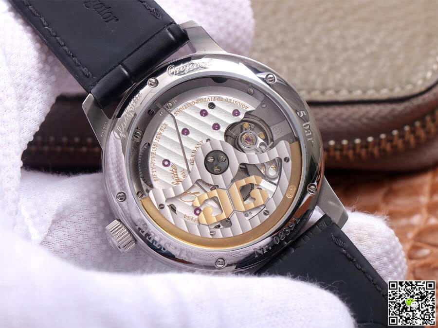 Glashutte Senator Excellence Large Calendar Moon Phase 1-36-04 V9 Factory Blue Dial