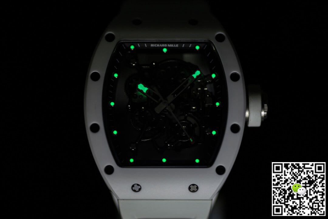 Richard Mille RM-055 BBR Factory White Ceramic