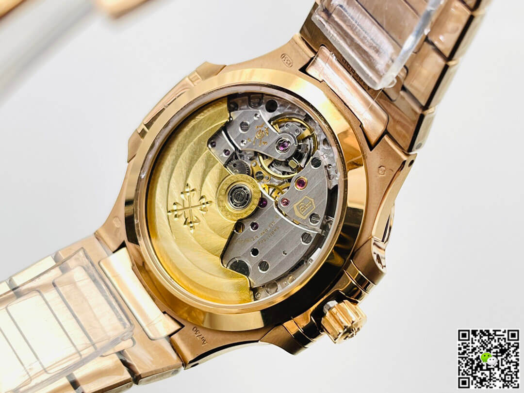 Patek Philippe Nautilus Ladies 7118/1200R-010 3K Factory Gold Dial