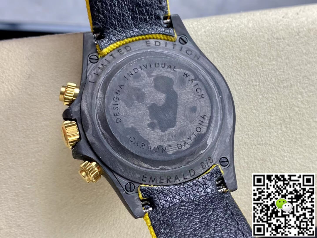 Rolex Daytona Cosmograph Diw Custom Version Noob Factory Yellow Strap