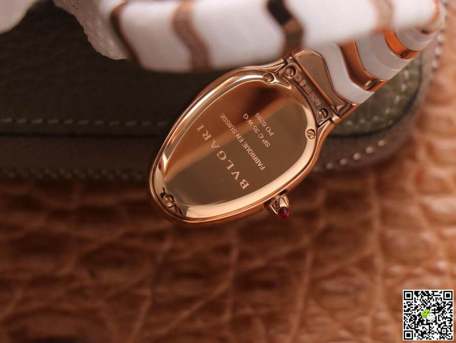 Bvlgari Serpenti 102202 BV Factory Rose Gold White Dial