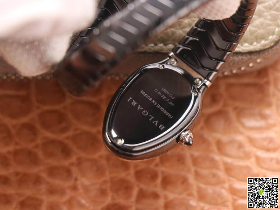 Bvlgari Serpenti BV Factory Black Ceramic Dial