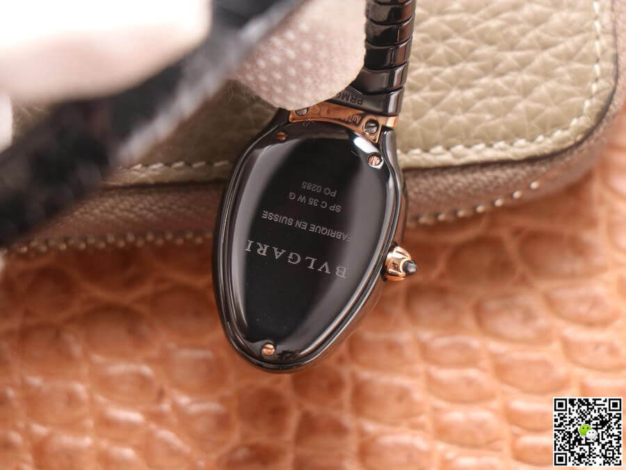 Bvlgari Serpenti 102735 BV Factory Rose Gold Black Dial