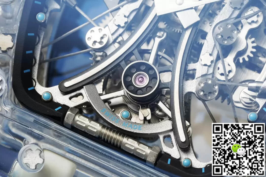 Richard Mille RM053-02 Tourbillon RM Factory Blue Rubber Strap