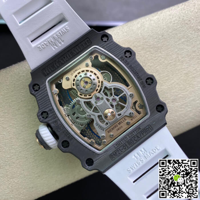 Richard Mille RM21-01 RM Factory Tourbillon Carbon Fiber Bezel