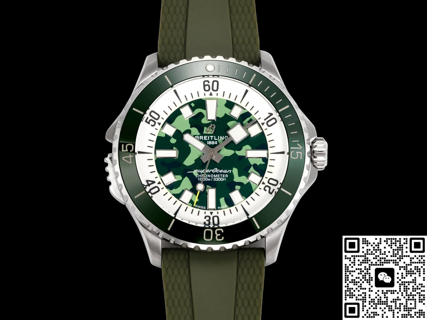 Breitling Superocean E10379D31L1S1 BLS Factory Rubber Strap