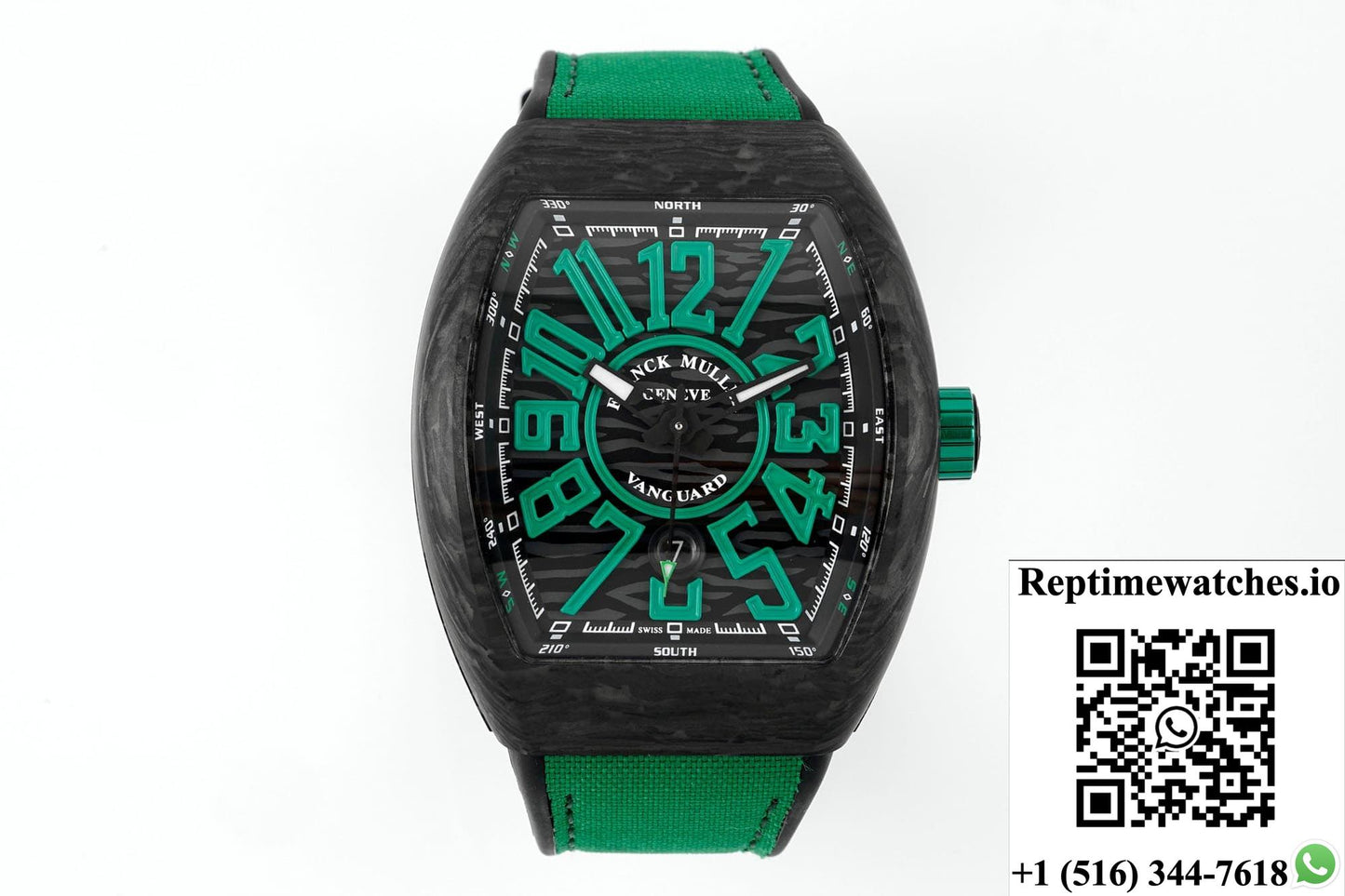 Franck Muller Vanguard ABF factory green strap