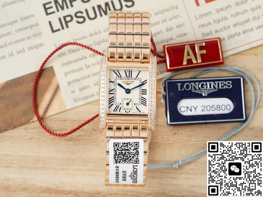 Longines Elegant L5.200.9.71.6 AF Factory Rose Gold Case