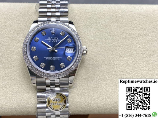 Rolex Datejust M126284RBR-0029 AR Factory Blue Dial