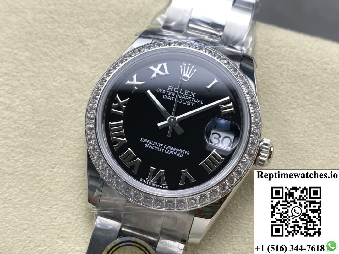 Rolex Datejust M278384rbr-0001 AR factory blue crystal watch mirror