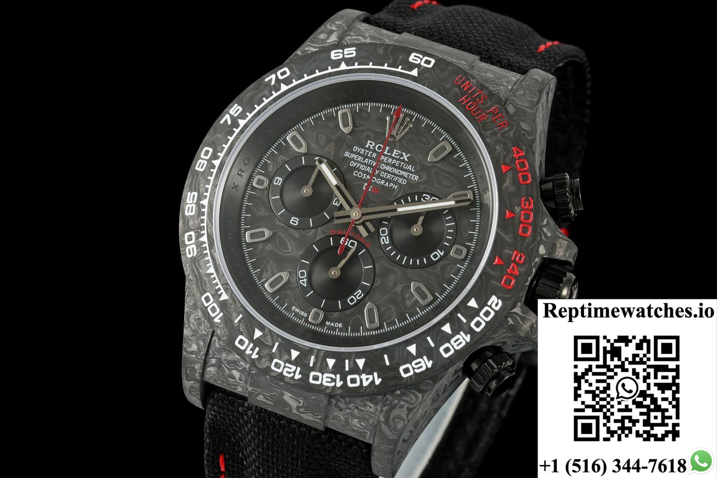 Rolex Daytona DIW factory black strap