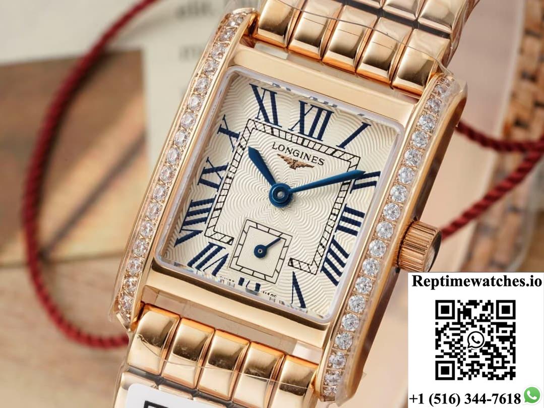 Longines Elegant L5.200.9.71.6 Af Factory Rose Gold Case-Rep Time Watches
