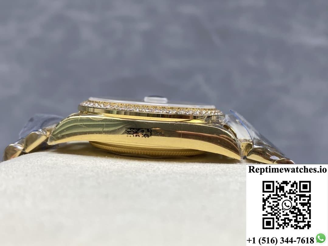 Rolex Day-Date M128348rbr-0007 8+ factory dark grey dial