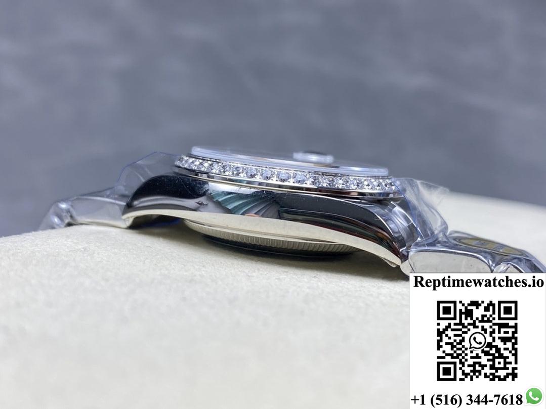 Rolex Datejust M278384rbr-0001 AR factory blue crystal watch mirror