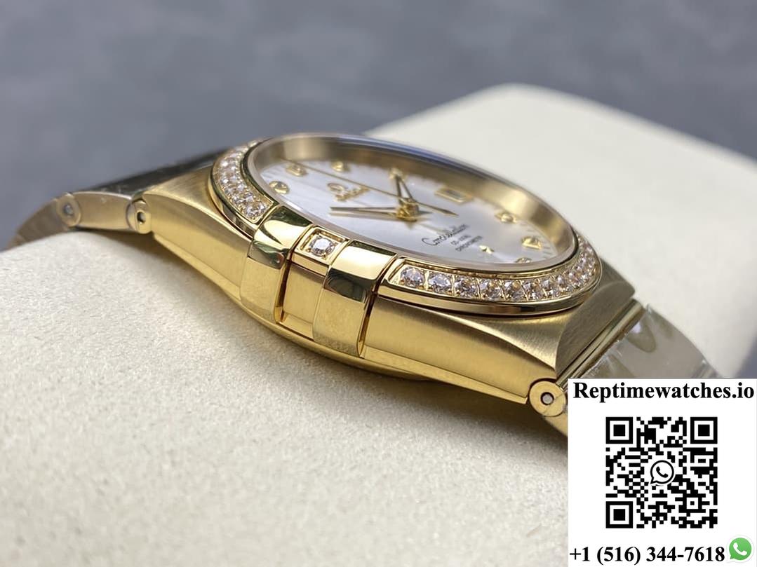 Omega Constellation 123.55.38.21.52.002 OM Factory Gold Case