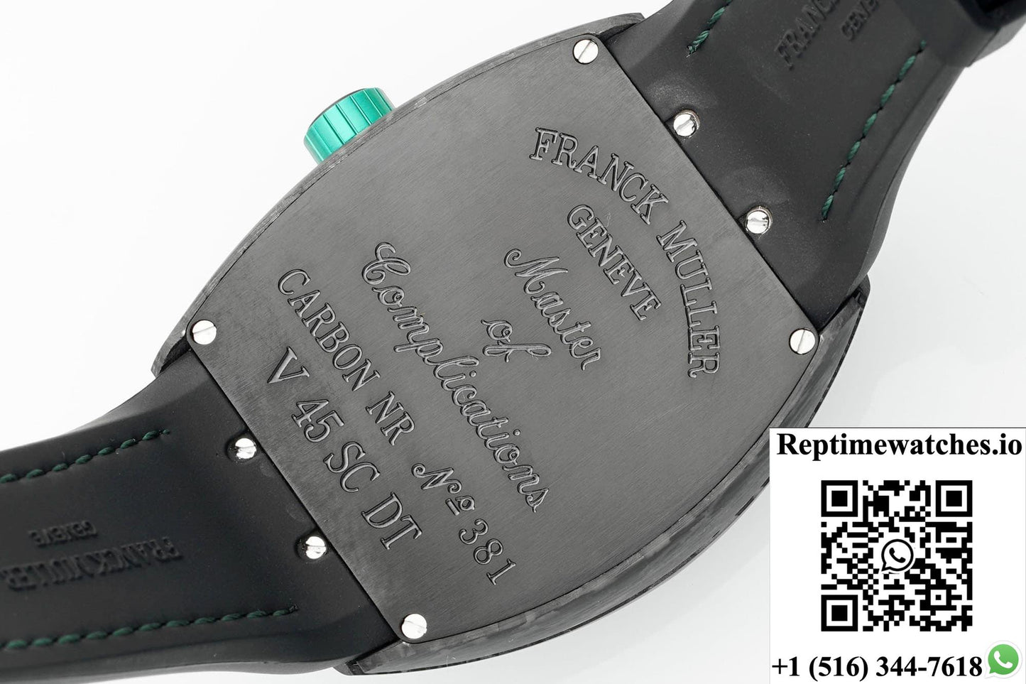 Franck Muller Vanguard ABF factory green strap