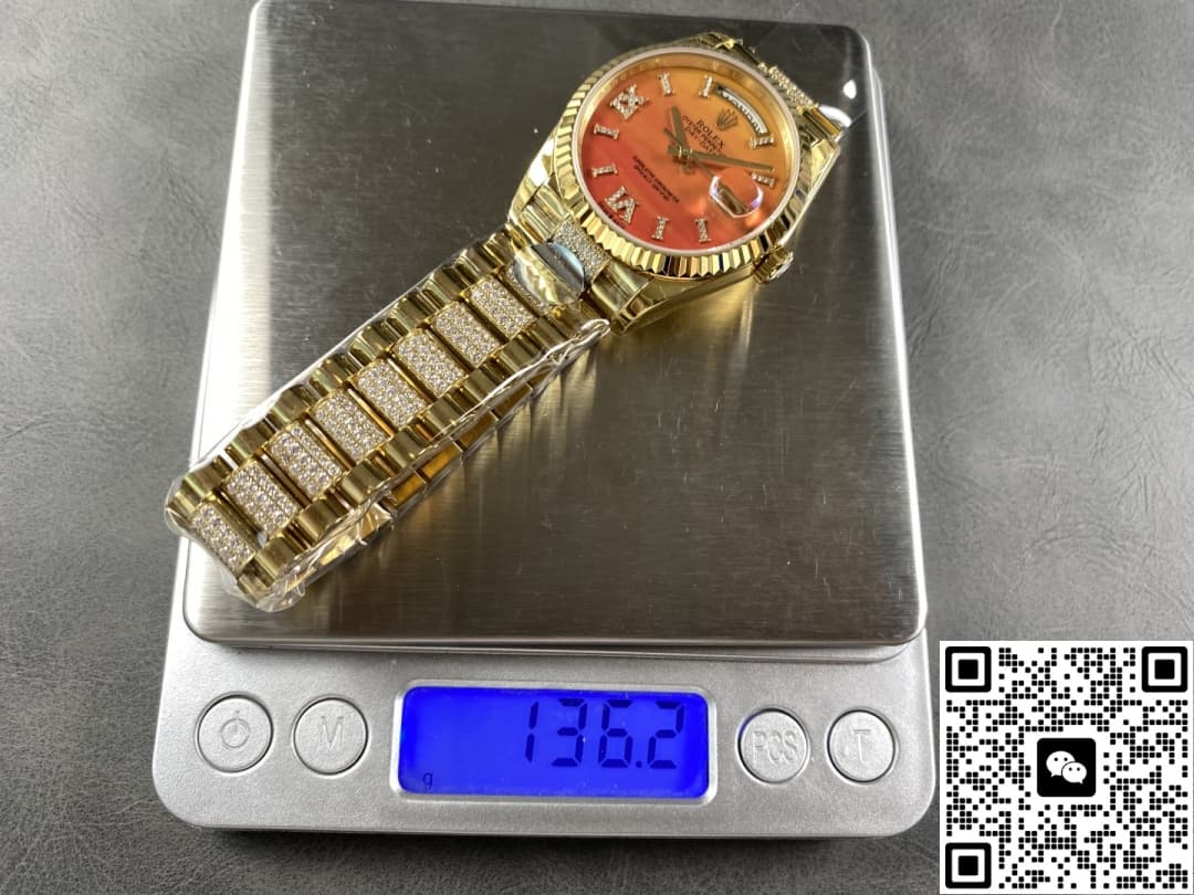 Rolex Day-Date M128238-0089 8+ Factory Gradient Color Dial