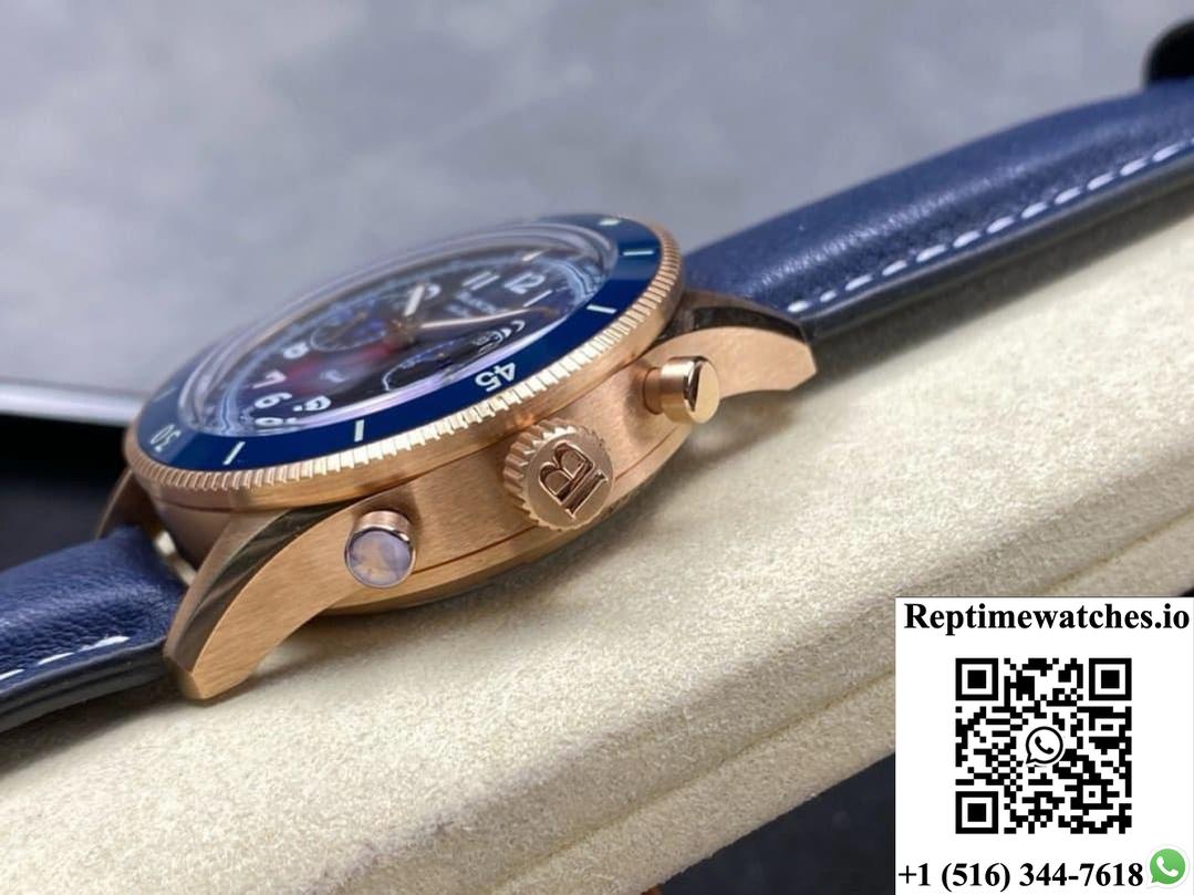 Blancpain Air Commander AC02-36B40-63B TW Factory Calfskin Strap