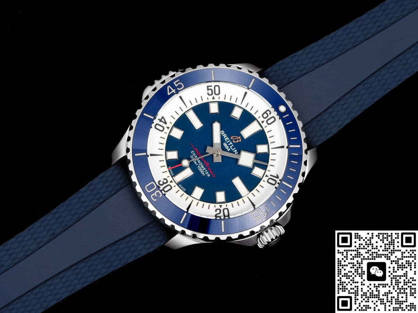 Breitling Superocean A17378E71C1S1 BLS Factory Screw-Down Crown