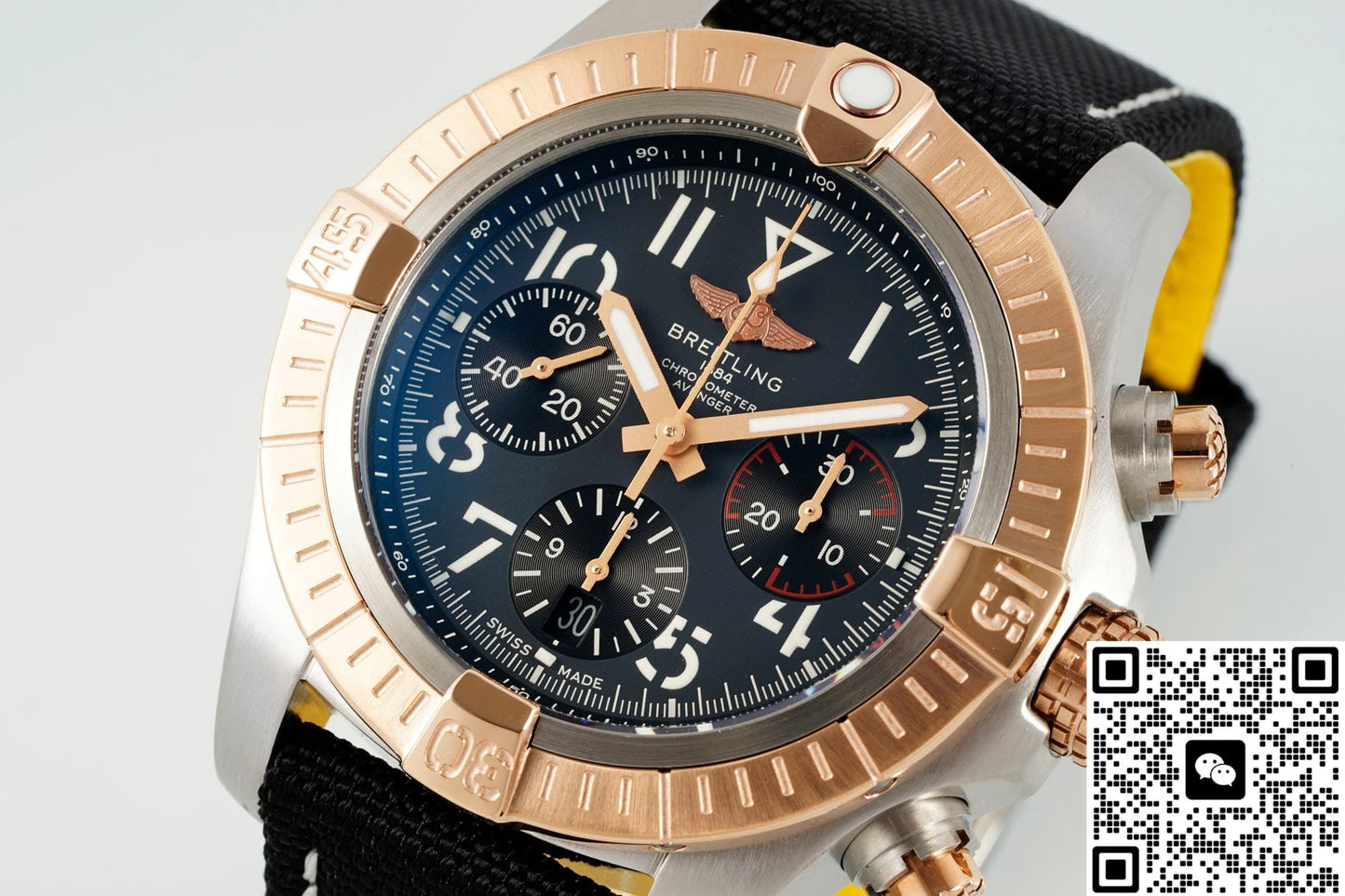 Breitling Avenger UB01821A1B1X1 BLS Factory Red Gold Bezel