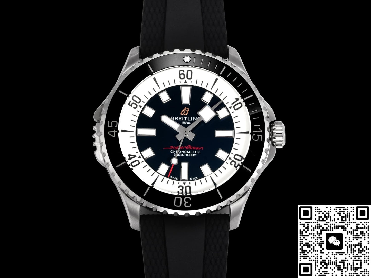 Breitling Superocean A17378211B1S1 BLS Factory Sapphire Crystal