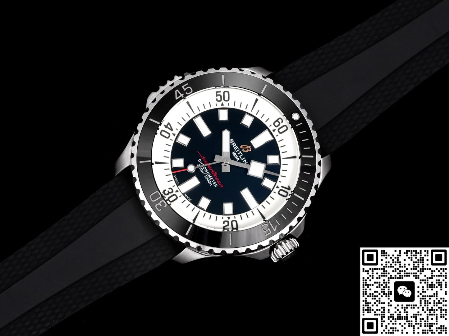 Breitling Superocean A17378211B1S1 BLS Factory Sapphire Crystal