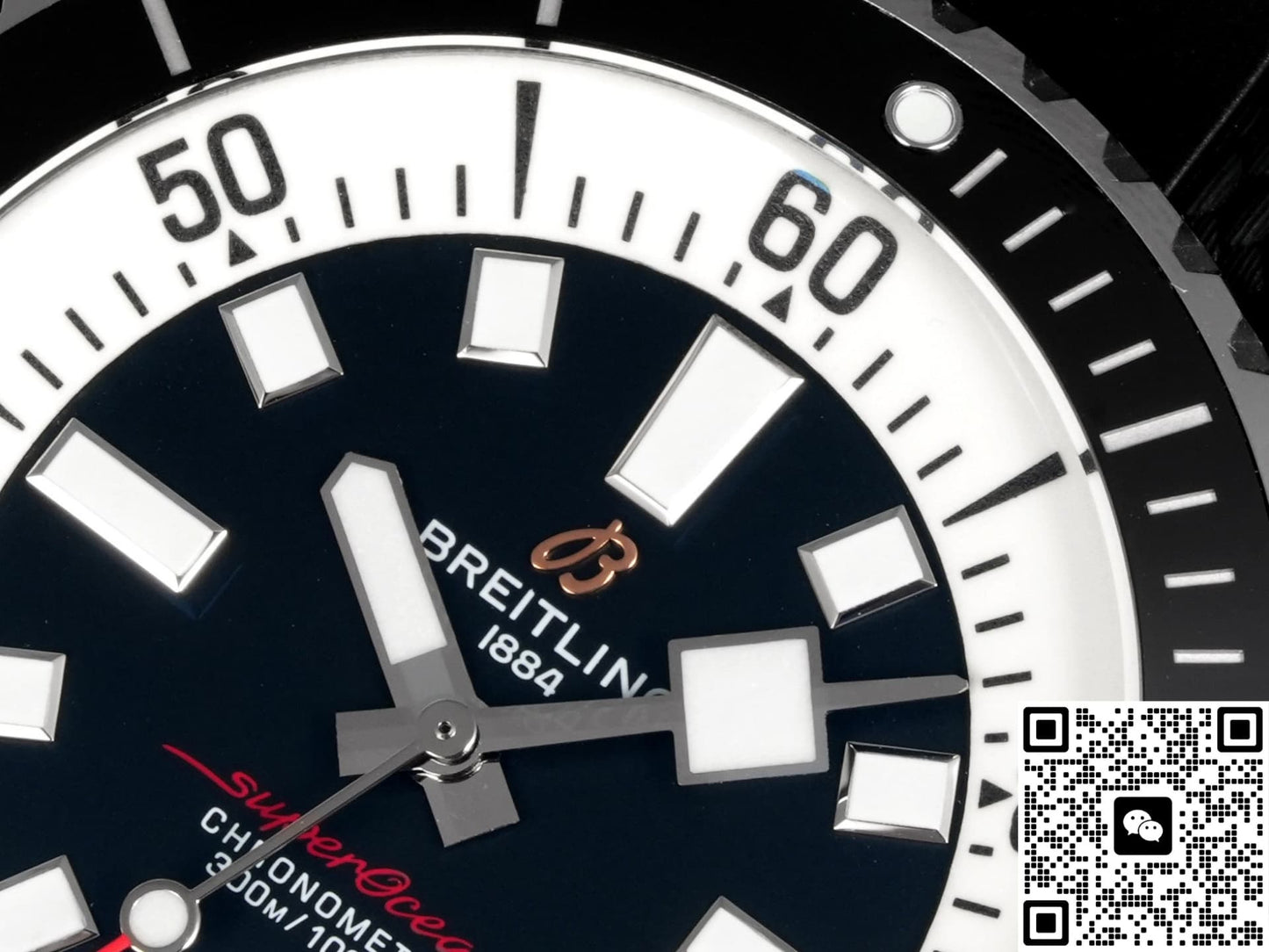 Breitling Superocean A17378211B1S1 BLS Factory Sapphire Crystal