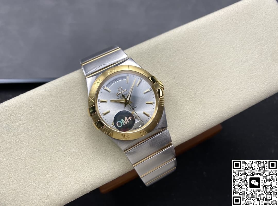 Omega Constellation 123.20.38.22.02.002 OM Factory Calendar Window