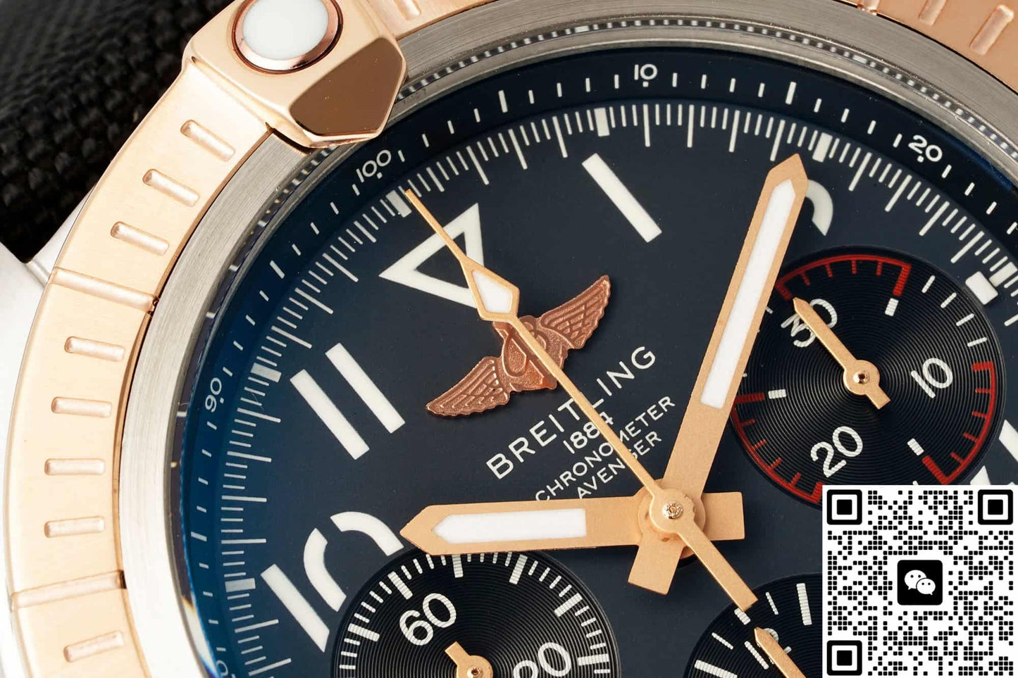 Breitling Avenger UB01821A1B1X1 BLS Factory Red Gold Bezel