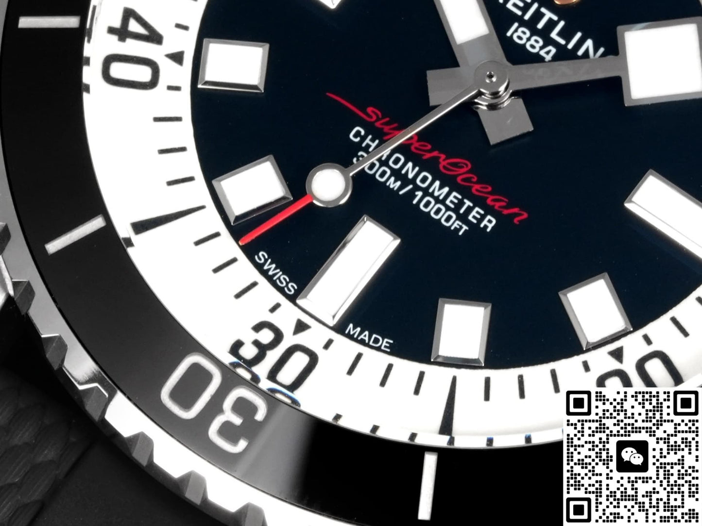 Breitling Superocean A17378211B1S1 BLS Factory Sapphire Crystal