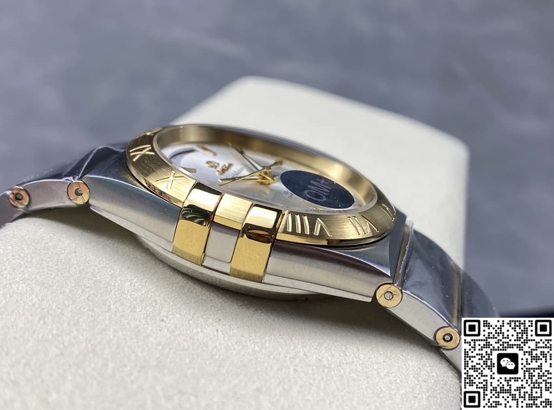 Omega Constellation 123.20.38.22.02.002 OM Factory Calendar Window