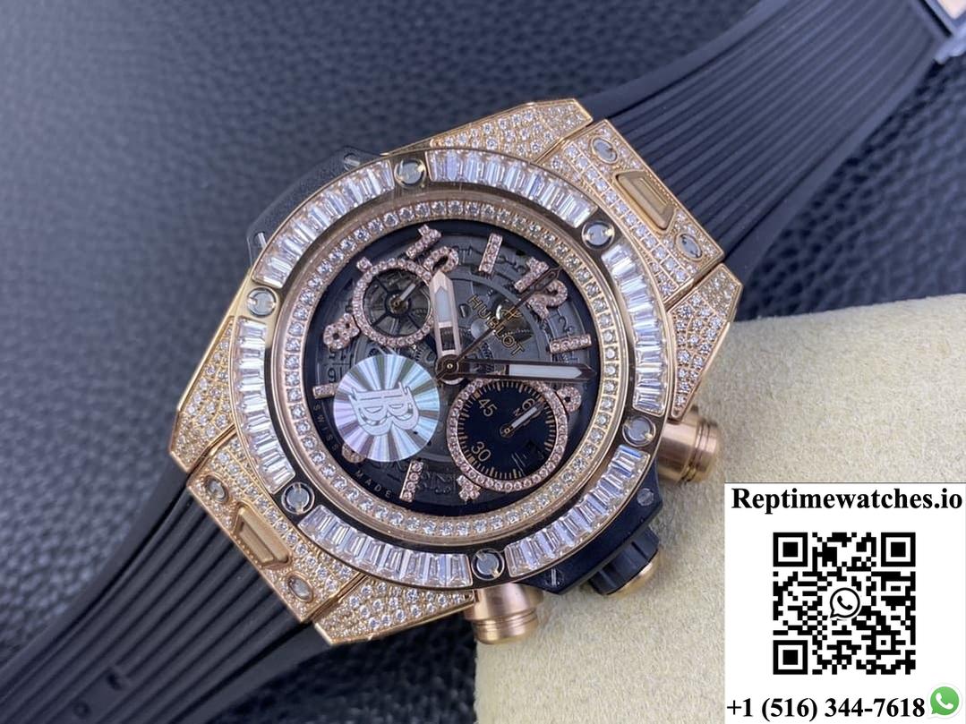 Hublot Big Bang 411.OX.1180.RX.0904 BB Factory with diamond bezel