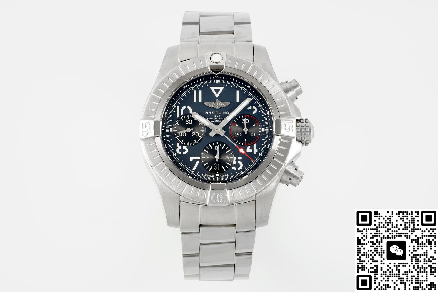 Breitling Avenger AB01821A1B1A1 BLS Factory Date Display