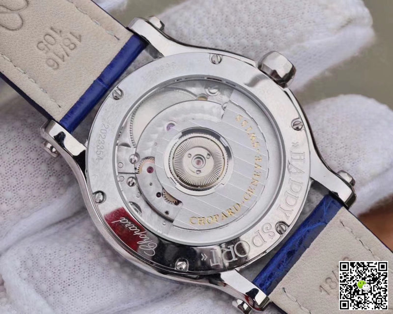Chopard Happy Diamonds Happy Love 278559-3020 YF Factory Blue Mother Pearl Dial