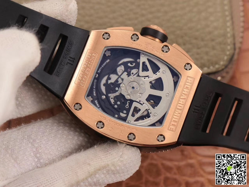 Richard Mille RM011 RG/5423 Felipe Massa KV Factory Rose Gold Diamond Bezel