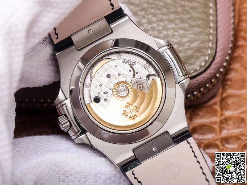PF Factory Patek Philippe Nautilus 5726/1A-014 Moonphase Black Leather Strap