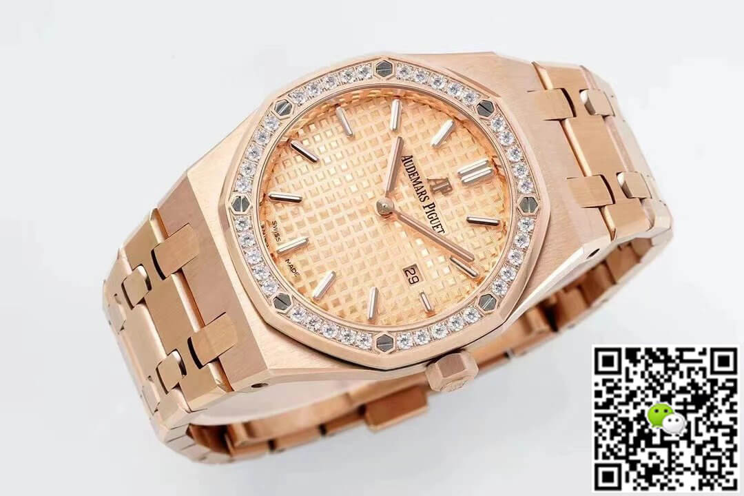 Audemars Piguet Royal Oak Quartz 33MM 67651OR.ZZ.1261OR.03 ZF Factory Diamond Bezel