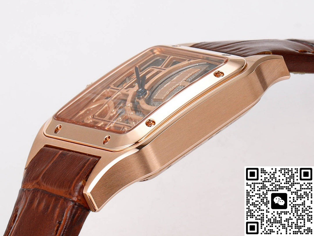 Cartier Santos WHSA0030 CLG Factory Rose Gold Buckle
