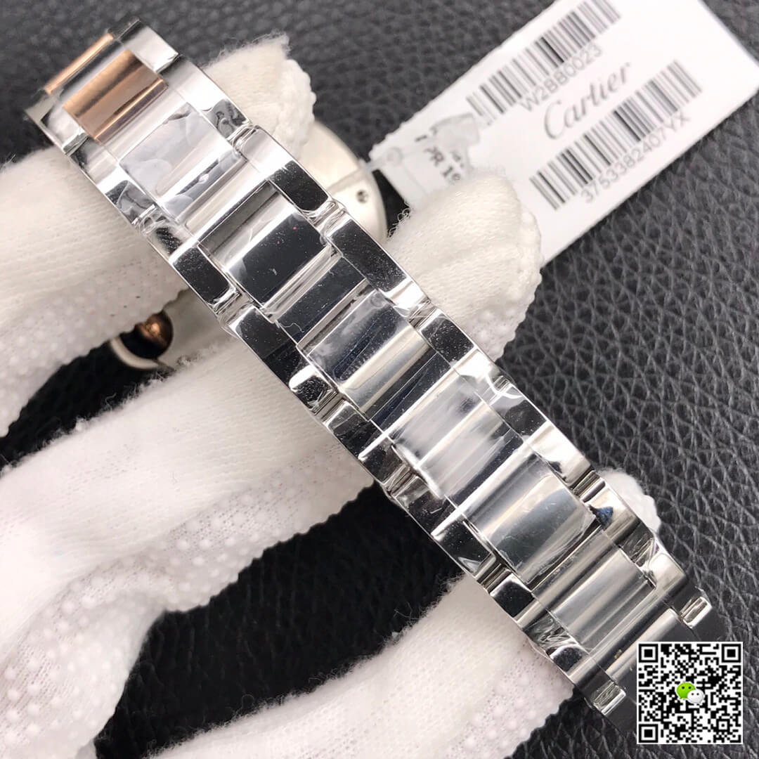 Ballon Bleu De Cartier Ladies 28MM V6 Factory V8 Rose Gold Bezel