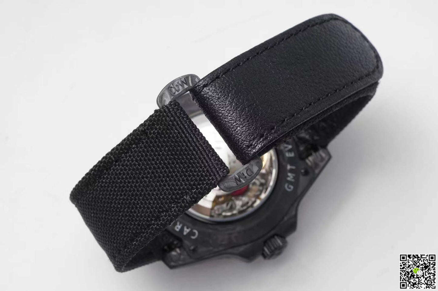 Rolex GMT-MASTER II Diw Carbon Fiber Black Fabric Strap