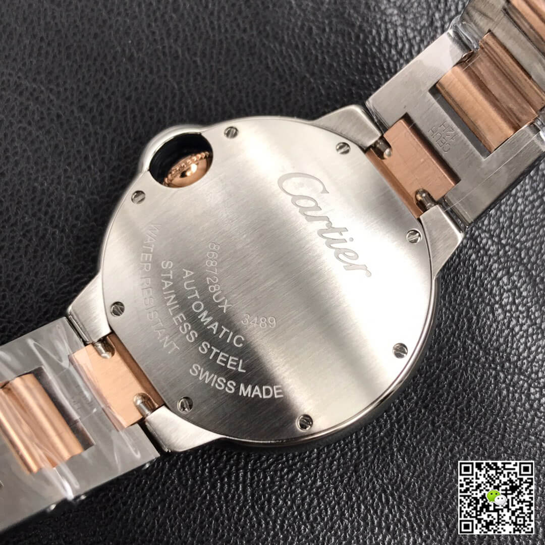 Ballon Bleu De Cartier Ladies 33MM V6 Factory Gold strap