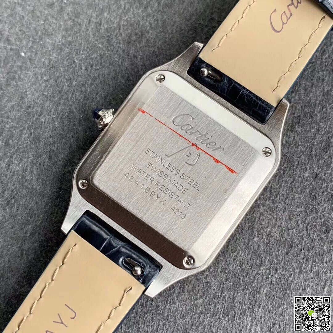 Cartier Santos WSSA0023 Ladies Silver Dial
